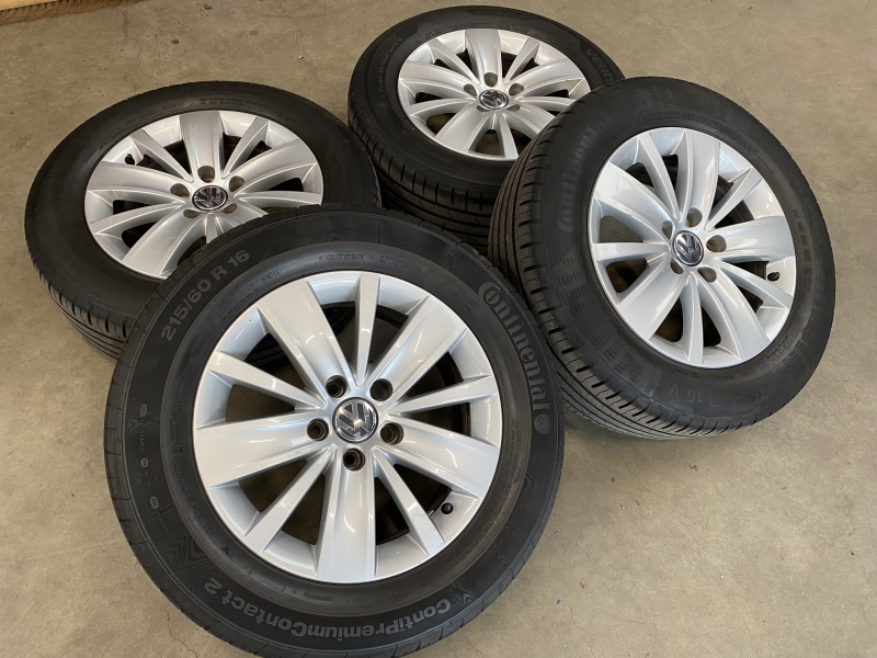 16 Inch Originele Velgen Zomerbanden Volkswagen Sharan 7N0601025A