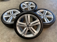 18 inch originele Mallory velgen + zomerbanden VW Golf 7 R line 5K0601025P