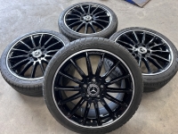 18 inch AMG night edition velgen + zomerbanden Mercedes A B klasse CLA A1764010200