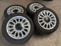 15 inch originele velgen + zomerbanden Fiat 500 52009577