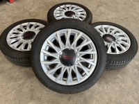 15 inch originele velgen + zomerbanden Fiat 500 52009577