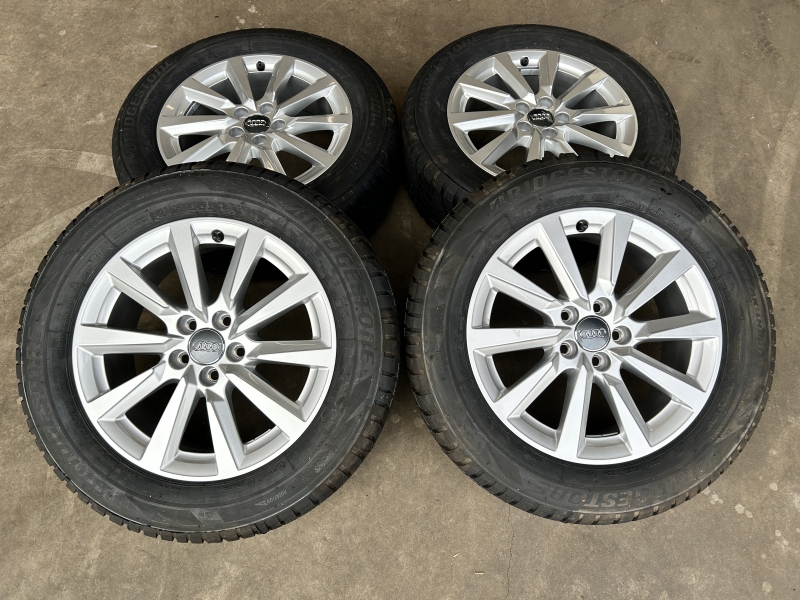 16 inch originele velgen + winterbanden Audi A1 82A601025C set 1