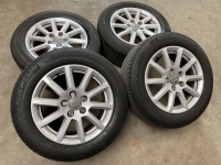 16 inch originele velgen + zomerbanden Audi A4 B8 B9 8K0601025AT