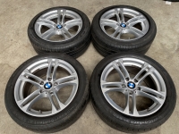 18 inch originele M velgen + zomerbanden BMW 5 serie Styling 613 F10 F11 7848572 / 7848573