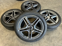 18 inch originele C43 AMG velgen + zomerbanden Mercedes C klasse W205 A2054019500 A2054019600