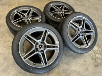 18 inch originele C43 AMG velgen + zomerbanden Mercedes C klasse W205 A2054019500 A2054019600