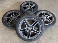 18 inch originele AMG velgen + zomerbanden Mercedes C klasse W205 A2054019500 A2054019600
