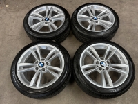 18 inch originele velgen + winterbanden BMW 3 4 serie F30 F36 style 658 6866306 set 1