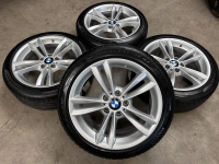 18 inch originele velgen + winterbanden BMW 3 4 serie F30 F36 style 658 6866306 set 1