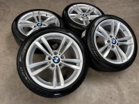 18 inch originele velgen + winterbanden BMW 3 4 serie F30 F36 style 658 6866306 set 1