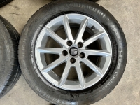 15 inch originele velgen + zomerbanden Seat Ibiza 185 60 15 5x100