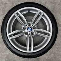 19 inch originele velgen + zomerbanden BMW 5 serie Styling 351 M 7842652 7842653