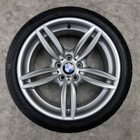 19 inch originele velgen + zomerbanden BMW 5 serie Styling 351 M 7842652 7842653