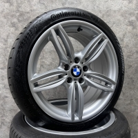 19 inch originele velgen + zomerbanden BMW 5 serie Styling 351 M 7842652 7842653