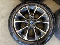 19 inch originele velgen + zomerbanden BMW X5 F15 E70 style 449
