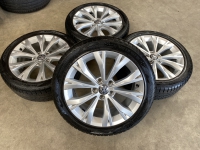 17 inch Montana velgen + 4 seizoenen banden Volkswagen Golf set 1
