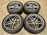 19 inch originele C63 AMG velgen + winterbanden Mercedes C klasse A2054011900 A2054012000