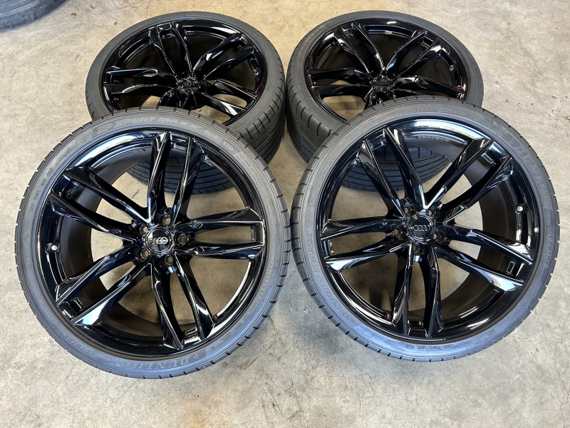 21 inch originele velgen + zomerbanden Audi RS6 4G0601025CG