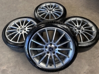 18 inch originele AMG velgen + zomerbanden Mercedes A B klasse CLA A1764010702