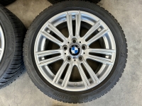 17 inch originele velgen + winterbanden BMW 1 serie style 383M 7845850 / 7845851 