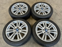 17 inch originele velgen + winterbanden BMW 1 serie style 383M 7845850 / 7845851 