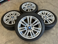 17 inch originele velgen + winterbanden BMW 1 serie style 383M 7845850 / 7845851 