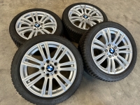 17 inch originele velgen + winterbanden BMW 1 serie style 383M 7845850 / 7845851 