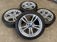 18 inch originele velgen + zomerbanden BMW 3 4 serie style 441 M 7852491 7852492