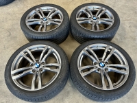 18 inch originele velgen + zomerbanden BMW 3 4 serie F30 F31 F36 style 441 M 7852491 7852492