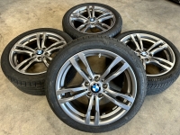 18 inch originele velgen + zomerbanden BMW 3 4 serie F30 F31 F36 style 441 M 7852491 7852492