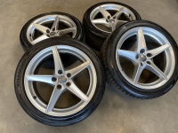 18 inch originele velgen + zomerbanden Audi A5 S line 8W0601025BG