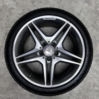 18 inch AMG velgen + zomerbanden Mercedes A B CLA A1764010302
