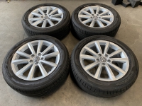 17 inch originele Merano velgen + zomerbanden Volkswagen T-Roc 2GA601025M