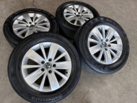 16 inch originele velgen + zomerbanden Volkswagen Sharan 7N0601025A