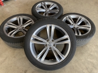 19 inch originele Sebring velgen + zomerbanden Volkswagen Tiguan 5NA601025E set 1