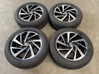 16 inch originele Woodstock velgen + 4 seizoenen banden VW Golf 7 5G0601025DM