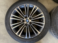 18 inch originele velgen + zomerbanden BMW 5 serie G30 G31 styling 634 6863420