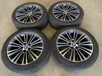 18 inch originele velgen + zomerbanden BMW 5 serie G30 G31 styling 634 6863420