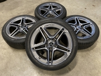 18 inch originele AMG velgen Mercedes A B klasse CLA antraciet  set 2