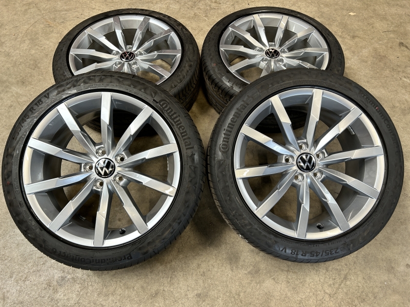 18 inch originele Montrey velgen + zomerbanden Volkswagen Passat 3G0601025Q