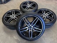 19 inch originele AMG velgen + zomerbanden Mercedes E klasse A2134012000 A2134012100 