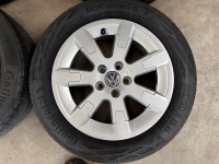 15 inch originele Groenland velgen + zomerbanden Volkswagen Polo 6R0601025E