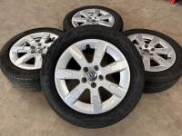 15 inch originele Groenland velgen + zomerbanden Volkswagen Polo 6R0601025E