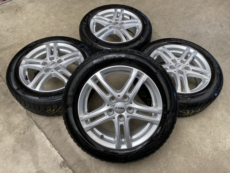 16 inch Rial winterset Volkswagen Golf / Audi A3 - www.originalwheels.nl