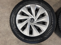 15 inch velgen + vierseizoenenbanden + wieldoppen VW Polo