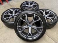 21 inch originele velgen + winterbanden  BMW X5 X6 G05 G06 style 741 M 8071998 / 8071999 