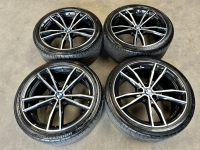 19 inch originele M velgen + zomerbanden BMW 3 serie  style 791 8089892 8089893