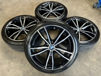 19 inch originele M velgen + zomerbanden BMW 3 serie  style 791 8089892 8089893