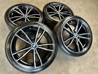 19 inch originele M velgen + zomerbanden BMW 3 serie  style 791 8089892 8089893