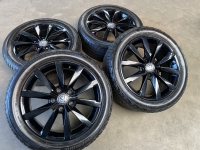 zwarte 17 inch Dijon velgen + zomerbanden Volkswagen Golf 7 5GO601025BF
